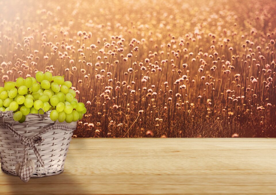 Health wellness fruit basket