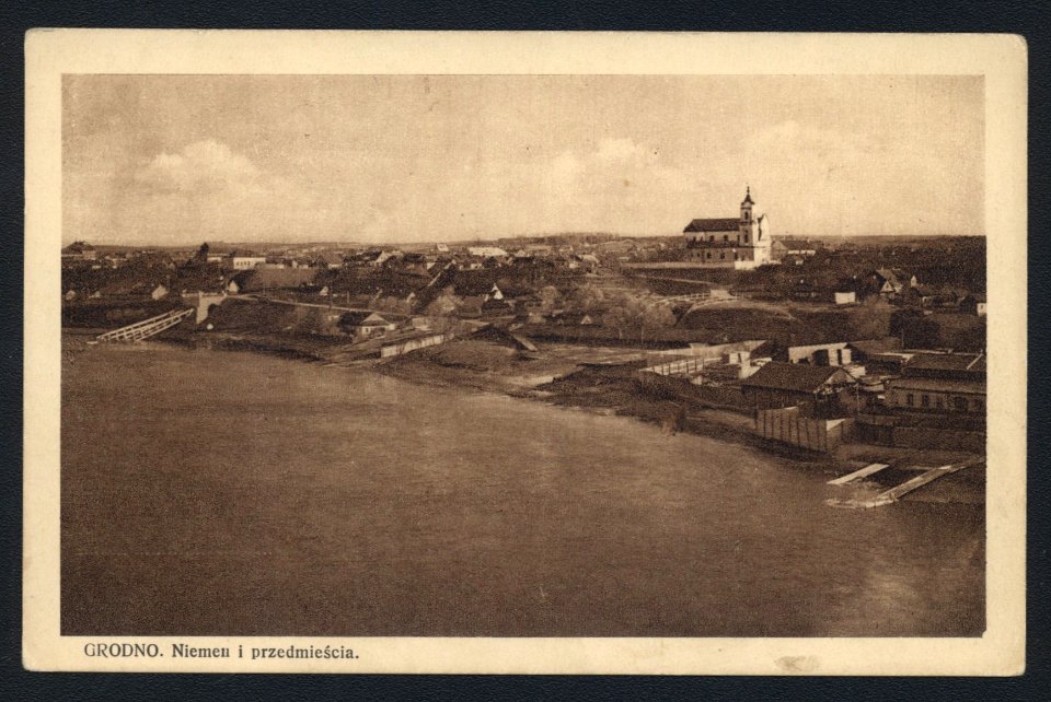 Horadnia, Nioman-Zaniomanskaje pradmieście. Горадня, Нёман-Занёманскае прадмесьце (J. Bułhak, 1919-39) (2)