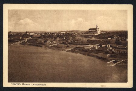 Horadnia, Nioman-Zaniomanskaje pradmieście. Горадня, Нёман-Занёманскае прадмесьце (J. Bułhak, 1919-39) (2)