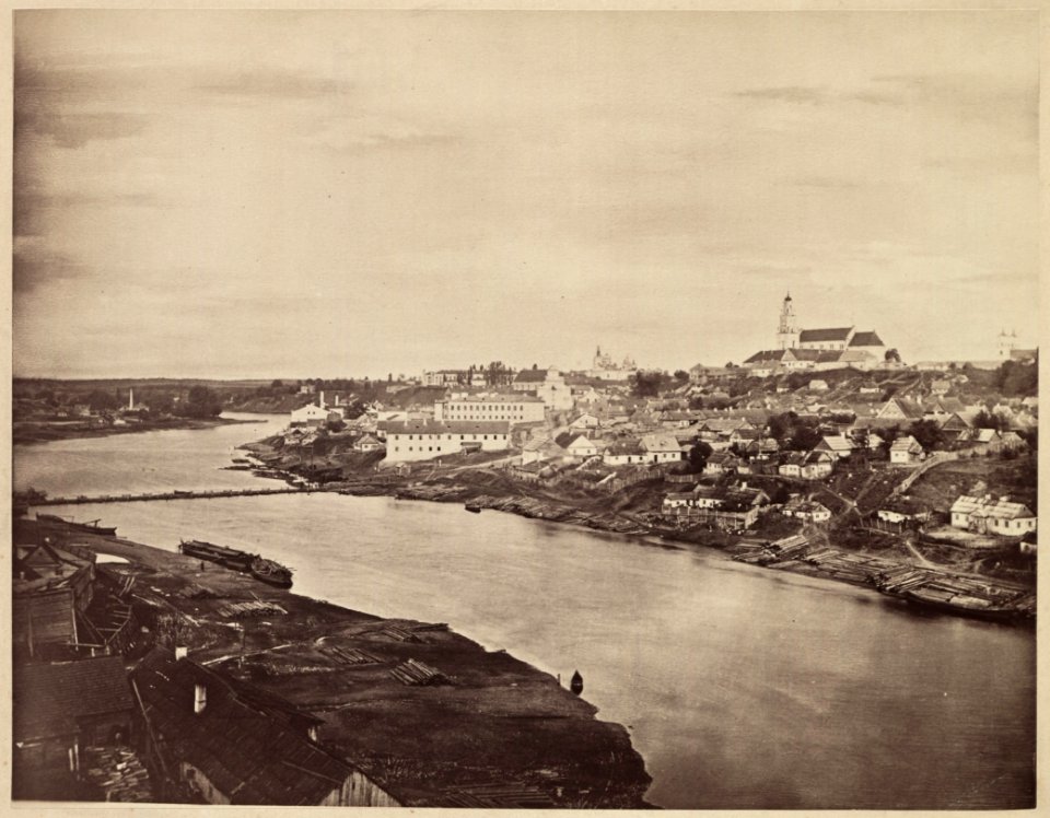 Horadnia, Nioman. Горадня, Нёман (J. Čachovič, 1876-85)