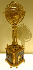 Horloge astronomique avec sphère Céleste mécanique - 1550