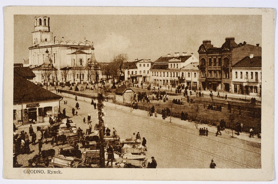 Horadnia, Stary Rynak, Fara Vitaŭta. Горадня, Стары Рынак, Фара Вітаўта (J. Bułhak, 1930) (2)