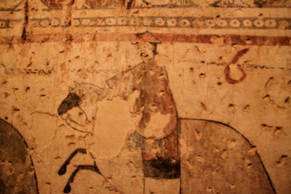 Horse painting Museu de Historia de Barcelona