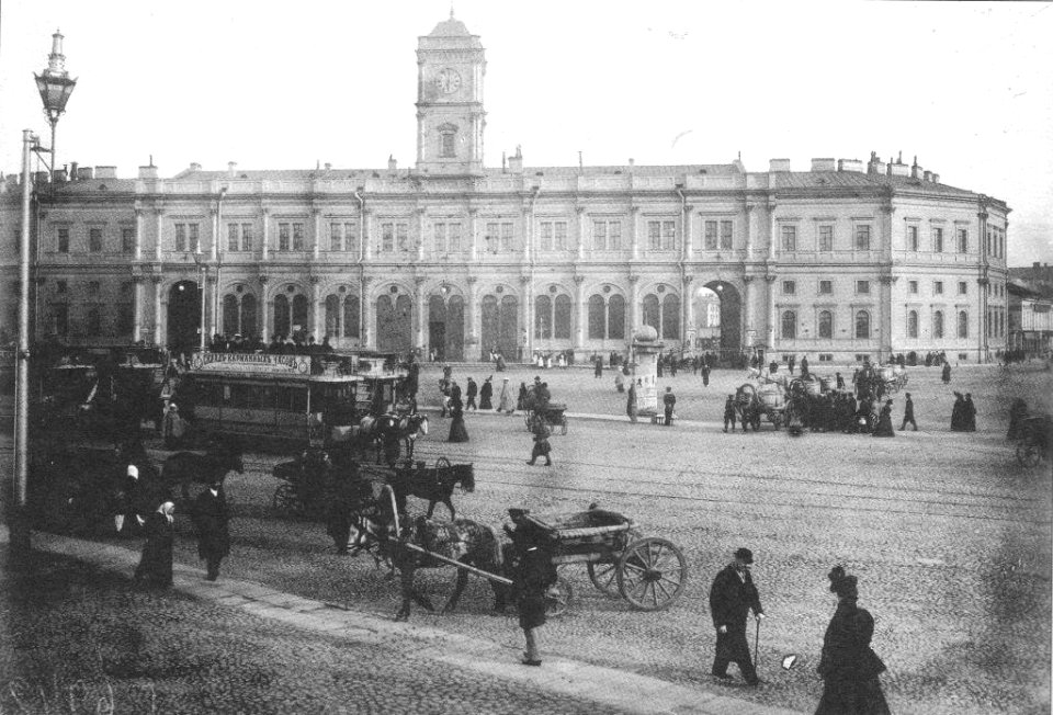 HorsetramSPbNikolaevskyRailTerminal1900-s