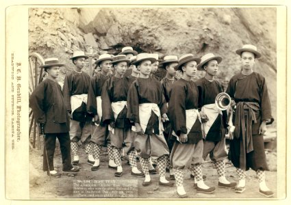 Hose team. The champion Chinese Hose Team of America, who won the great Hub-and-Hub race at Deadwood, Dak., July 4th, 1888 LCCN99613961