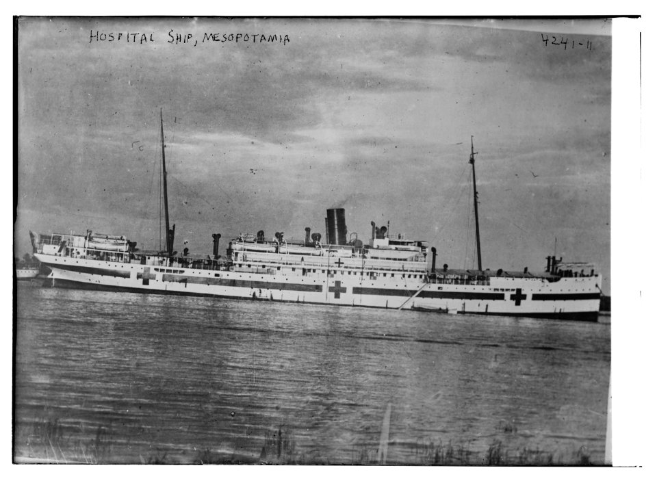Hospital ship, Mesopotamia LCCN2014704840