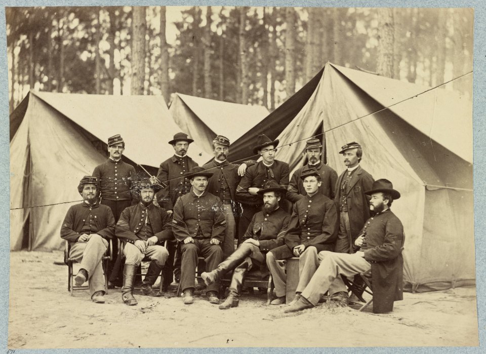 Hospital Stewards of 2d Division, 9th Army Corps. in front of Petersubrg, Va., November, 1864 LCCN2012650180