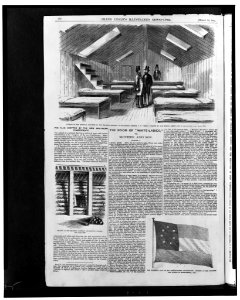 Hospital views and the national flag of the Southern Confederacy LCCN2001700452