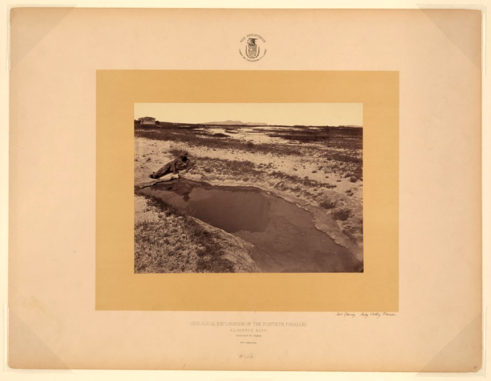 Hot Spring, Ruby Valley, Nevada - T. H. O'Sullivan, phot. LCCN2006685029