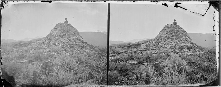 Hot Springs Cone, Provo Valley, Utah - NARA - 519666