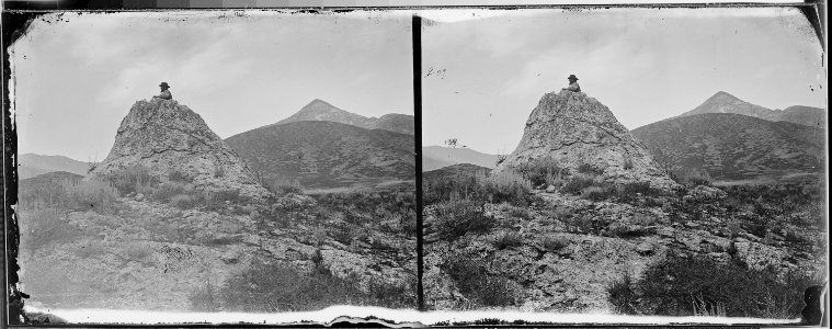Hot Springs Cone, Provo Valley, Utah - NARA - 519646
