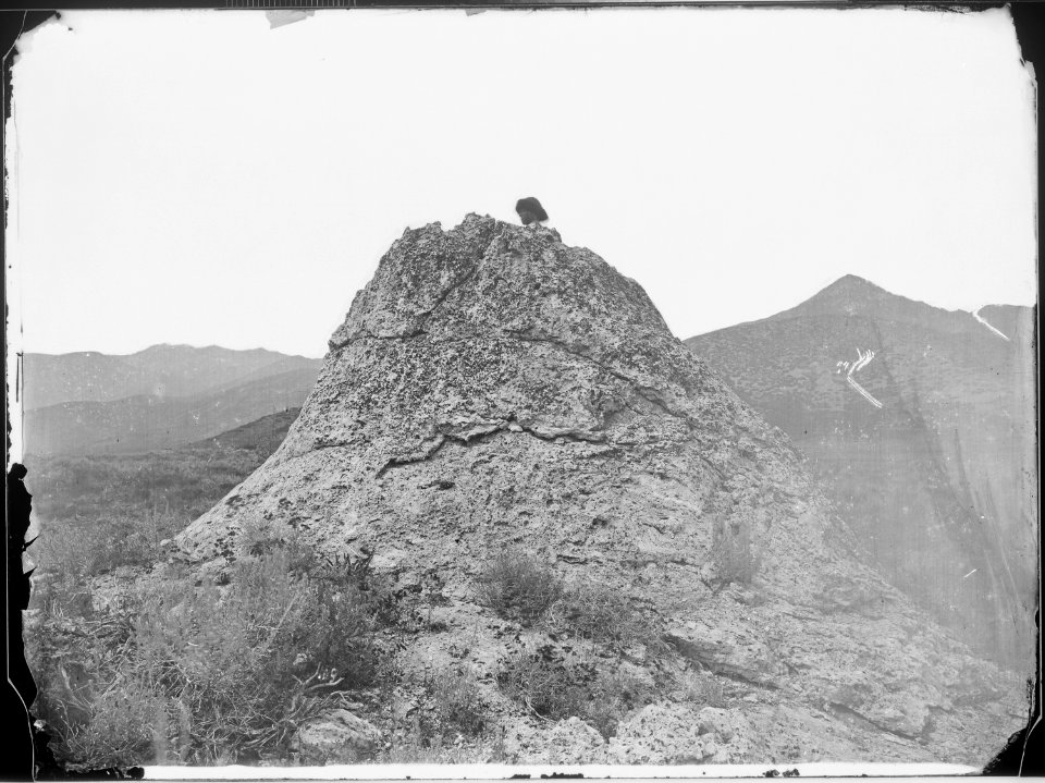 Hot Springs Cone. Provo Valley, Utah - NARA - 519521