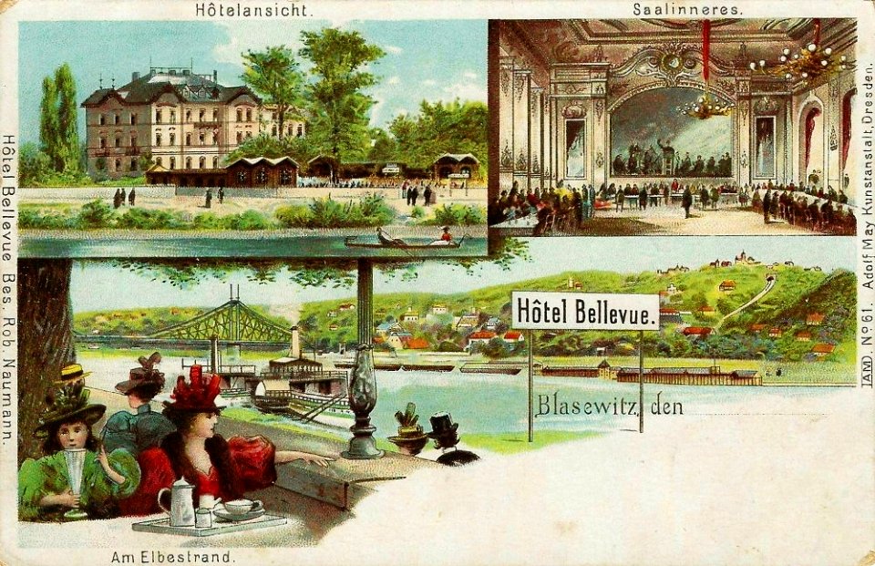 Hotel Bellevue Blasewitz bella época Dresde