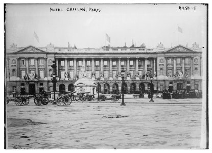 Hotel Crillon, Paris LCCN2014708522