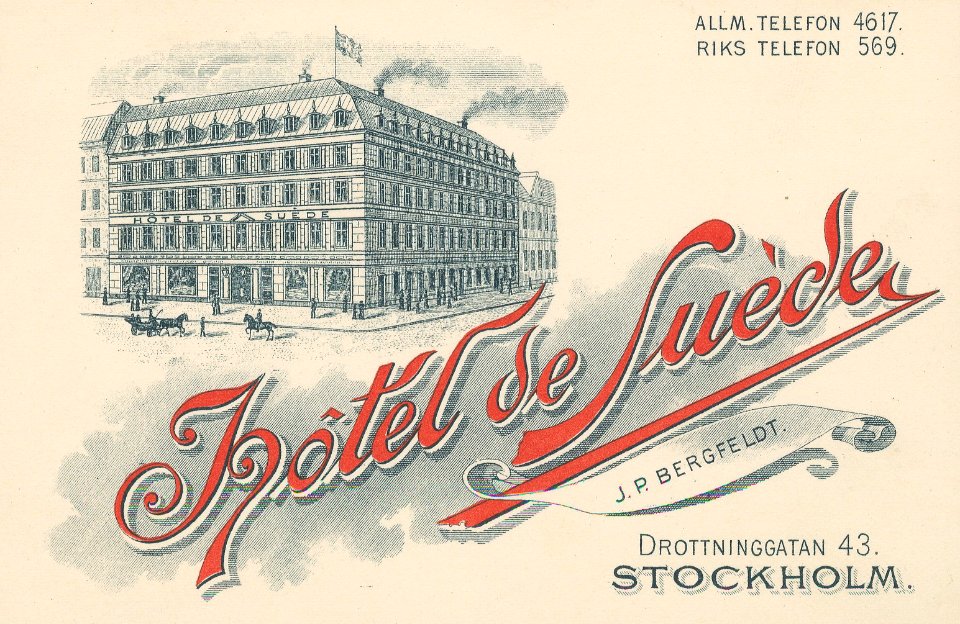 Hotel de Suede reklam