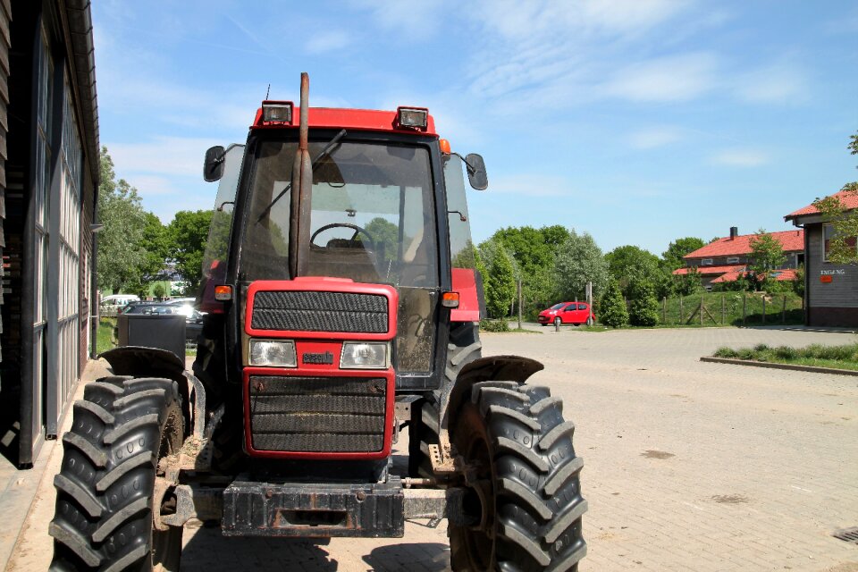 Vehicle agriculture red