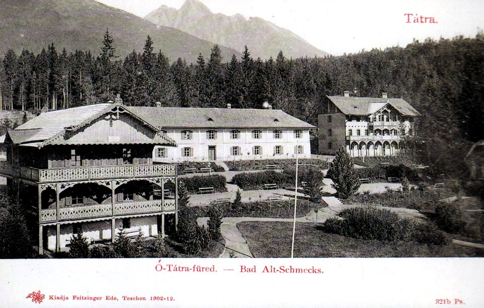 Hotel Obydlie víly ( uprostred) - Starý Smokovec