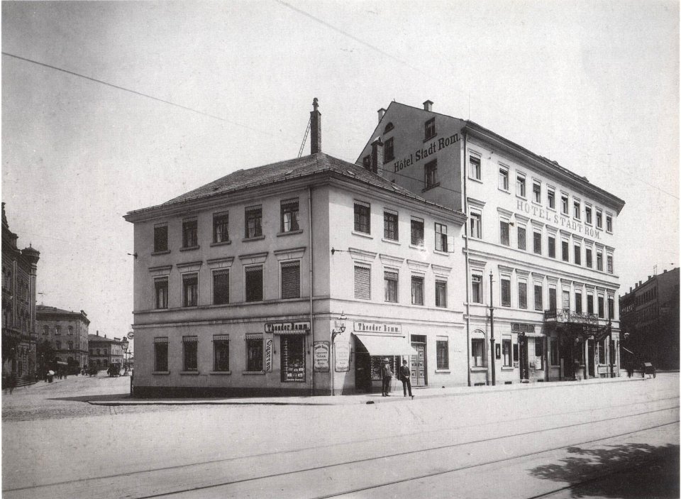 Hotel Stadt Rom Leipzig um 1905