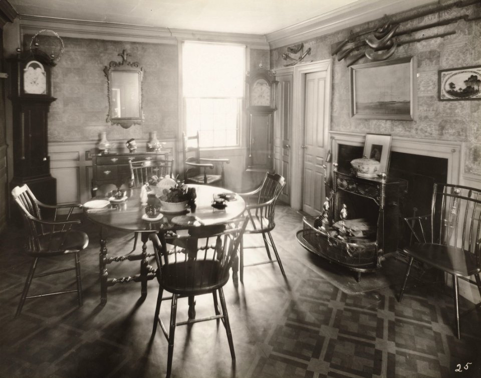 Houghton MS Am 1743.26 (16) - Sarah Orne Jewett House, breakfast room