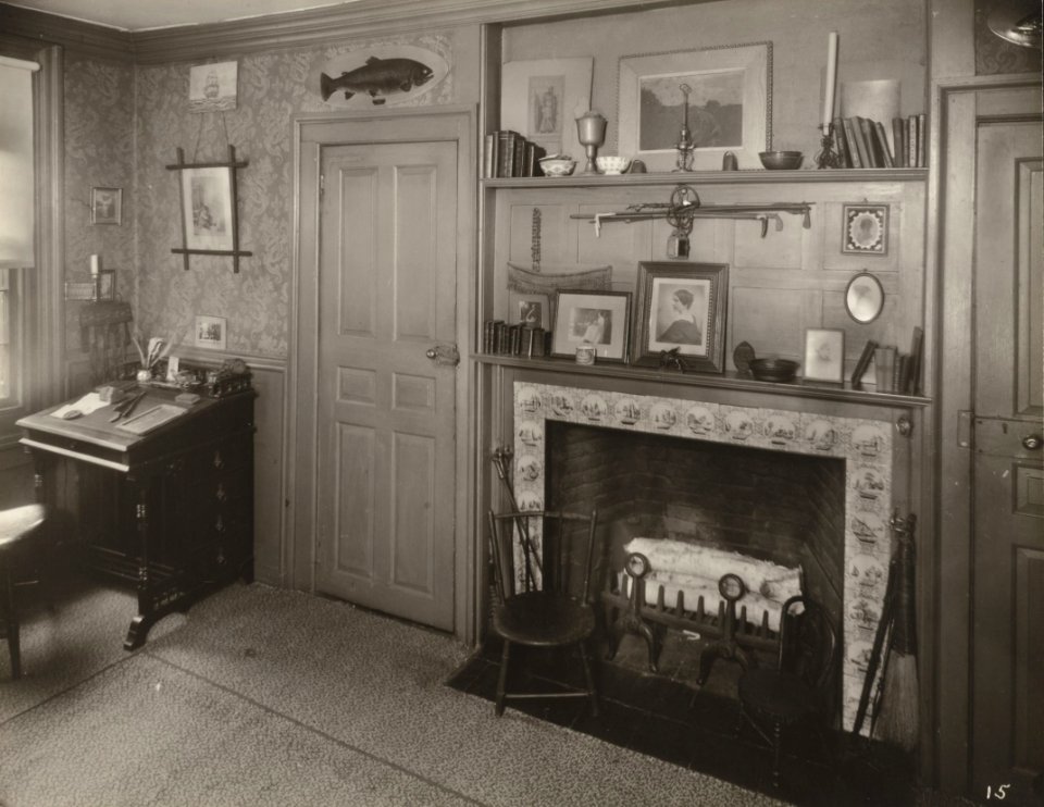 Houghton MS Am 1743.26 (16) - Sarah Orne Jewett House, bedroom 2