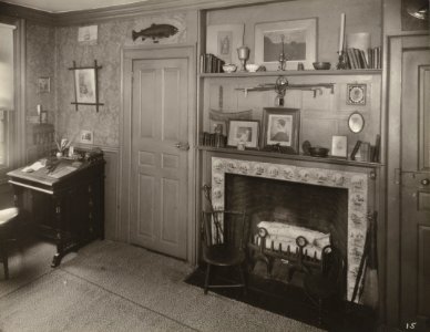 Houghton MS Am 1743.26 (16) - Sarah Orne Jewett House, bedroom 2