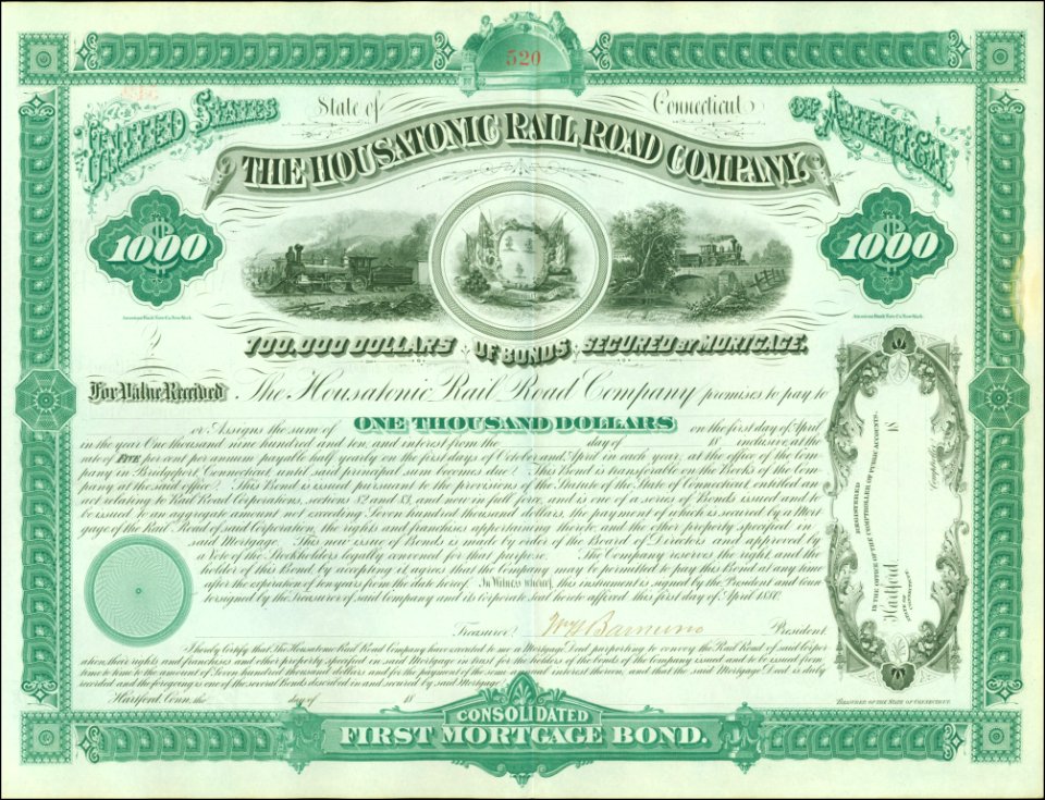 Housatonic Rail Road 1880