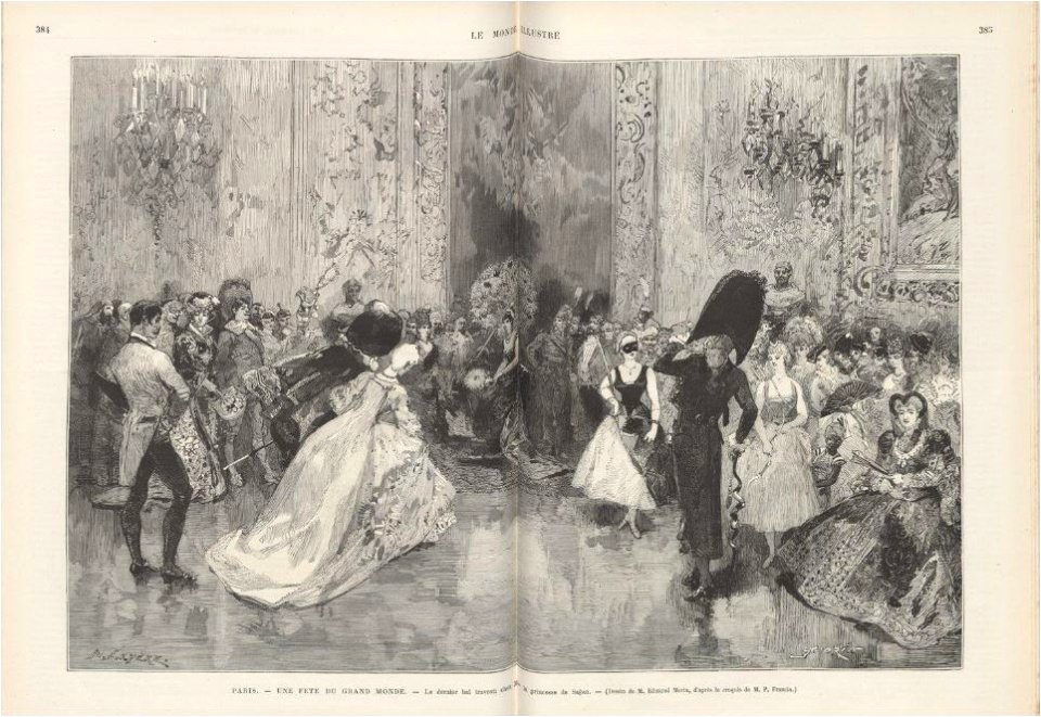 Hotel de Monaco - Princesse de Sagan - Bal vénitien