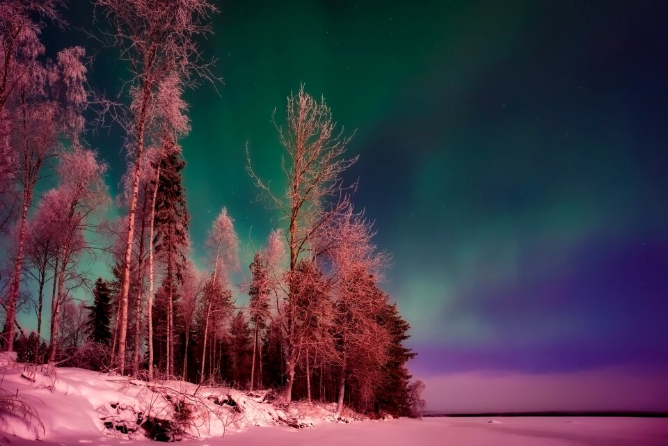 Phenomenon beautiful lake