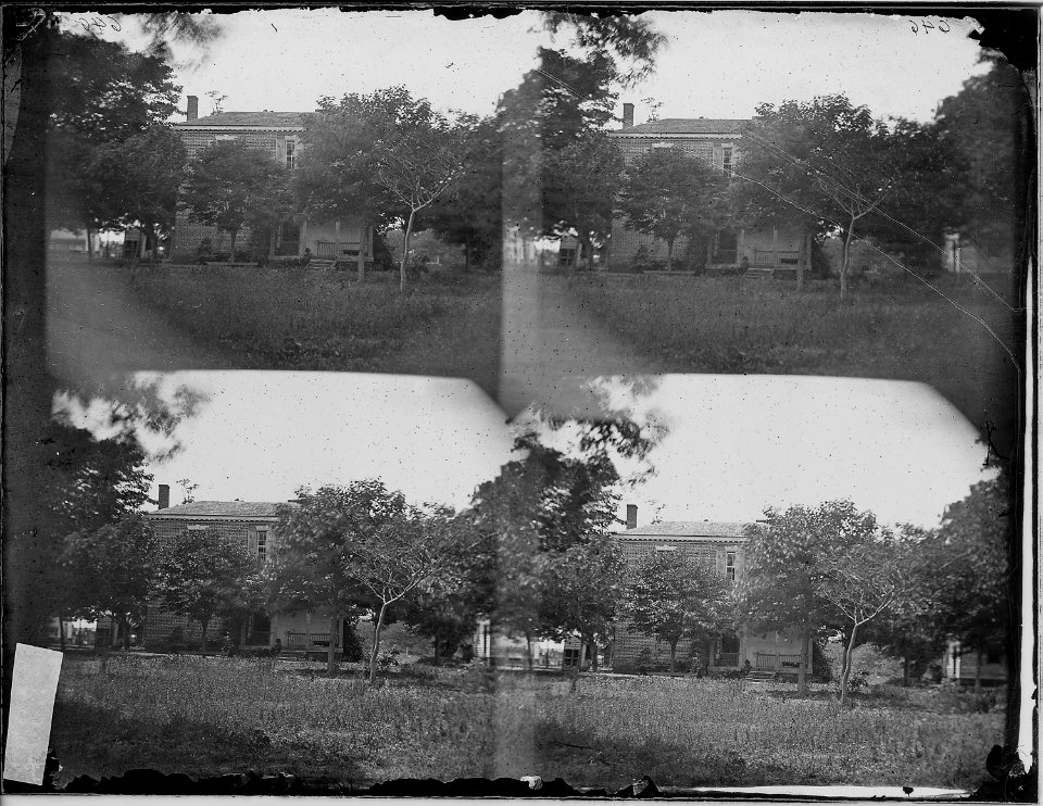House in which Washington met Martha Custis. Poplar Grove Farm, New Kent Co., Va. - NARA - 529407