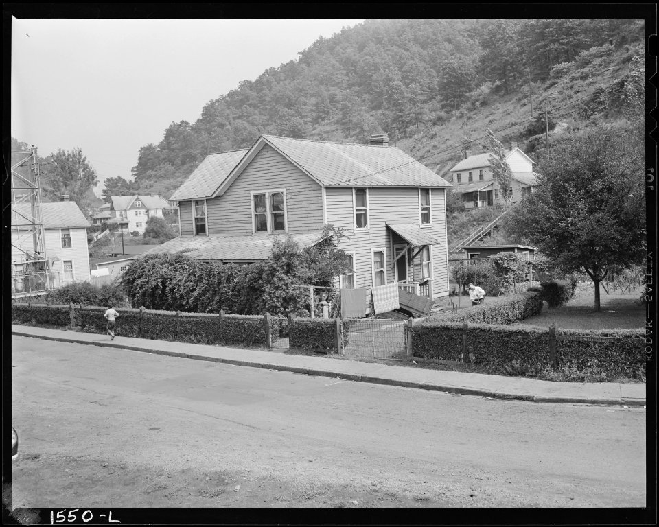 House near the Filbert mine. Houses in the Gary mines area show evidences of maintenance and repair work both by... - NARA - 540849