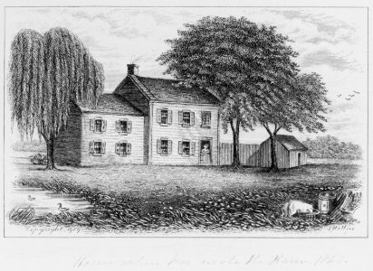 House where Poe wrote The Raven, 1840 LCCN2005683966