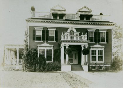 House, Riverside, Illinois, early 20th century (NBY 695) photo