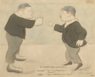 HoughtonMS Eng 696 (20) - Winston Churchill and H. G. Wells, 1920