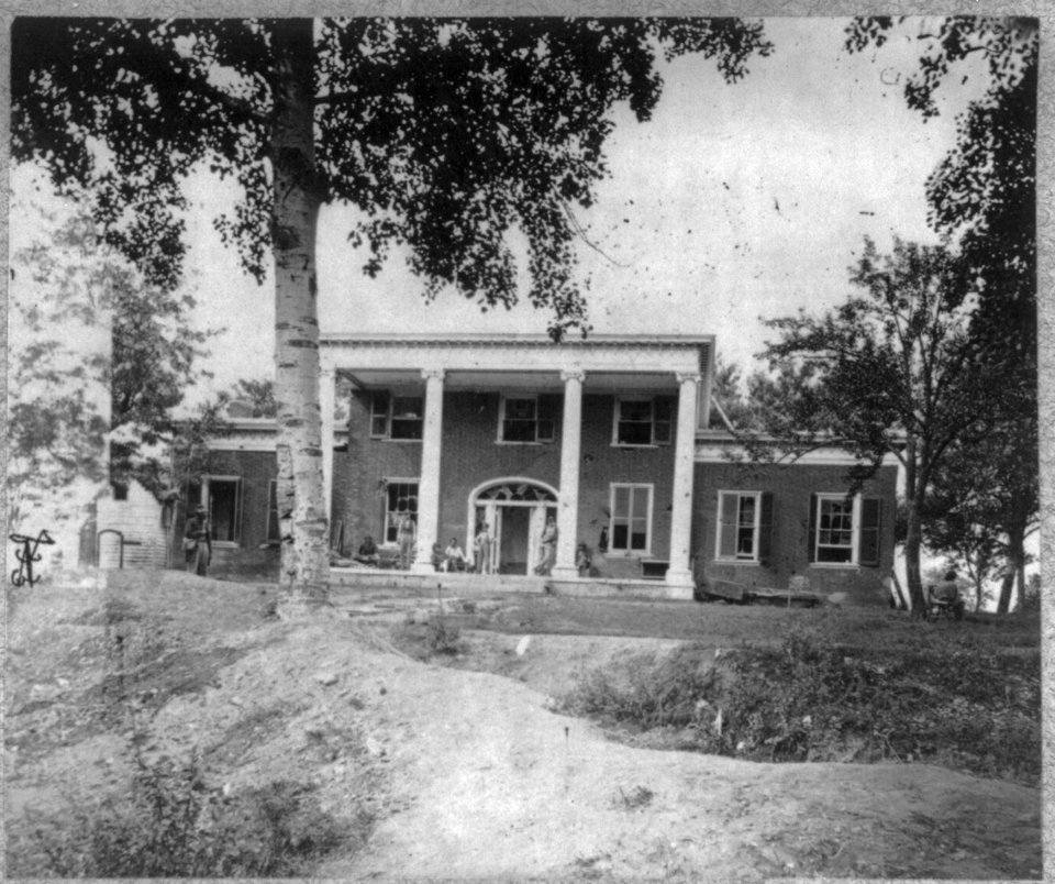 Houses at Marye's Heights, Fredericksburg, Va. Marye's House LCCN2006675491