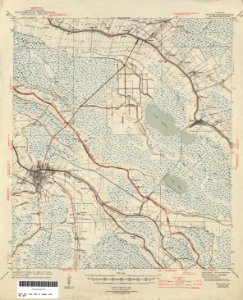 Houma Raceland Lockport Map-1939 photo