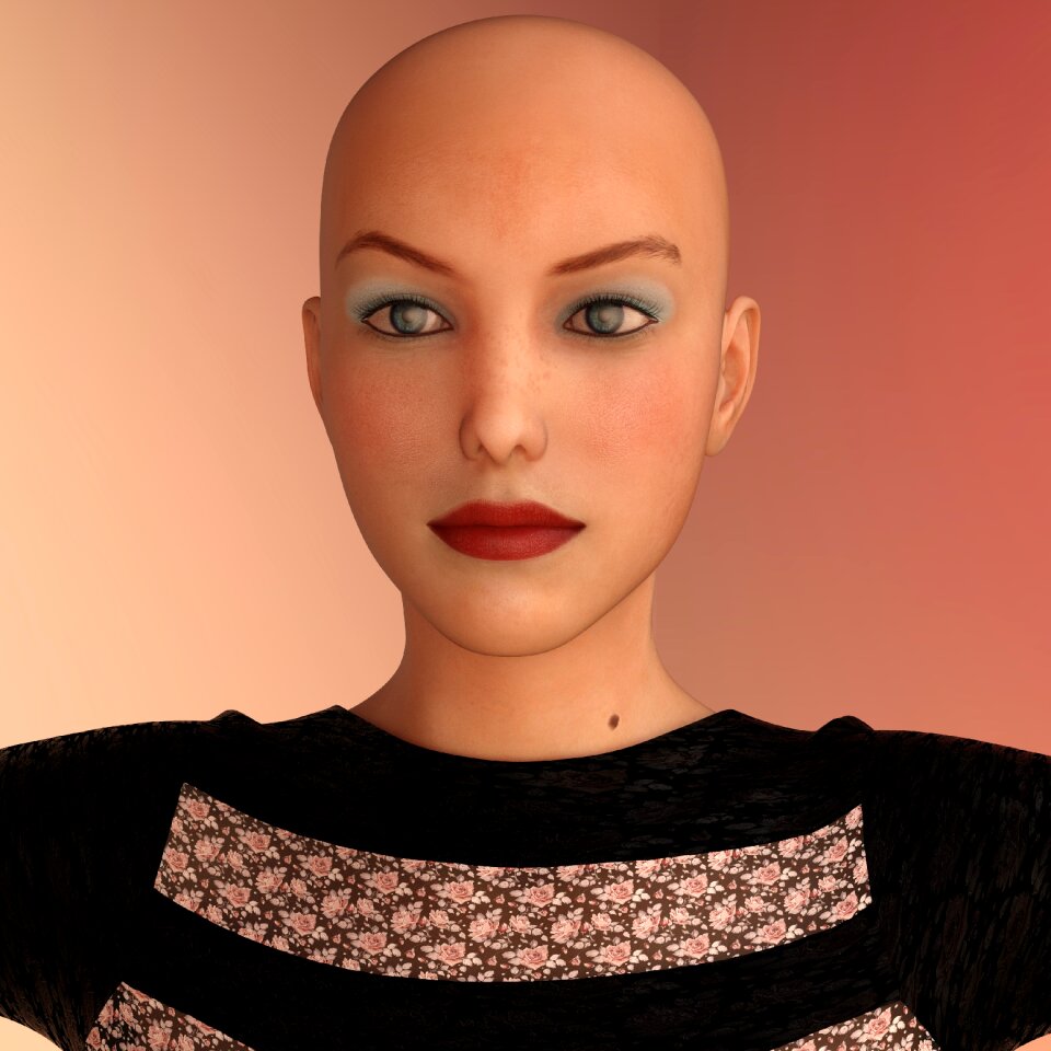 Portrait model pretty