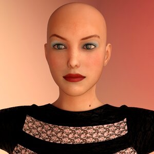 Portrait model pretty
