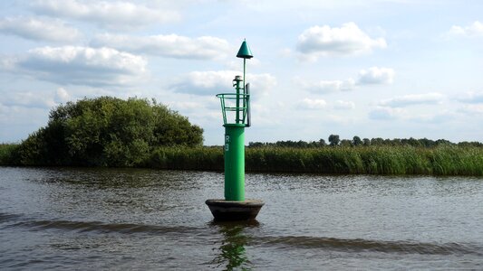 Marking waters setting of buoys