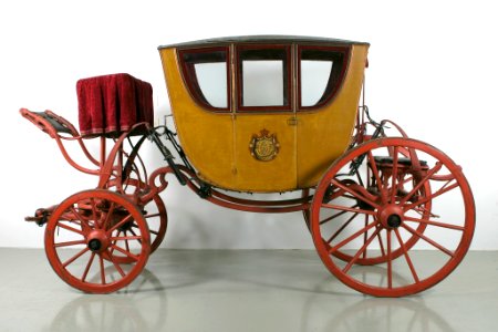 Hovvagn berlinare CXV, vänster sida - Livrustkammaren - 31025