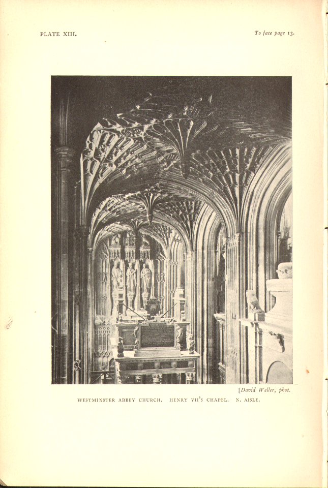Howard 1911 Plate 13 Westminser Henry VII 915