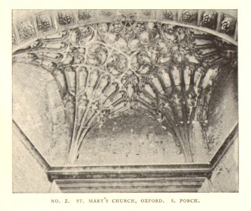 Howard 1911 Plate 28 2 St Mary's Oxford 929