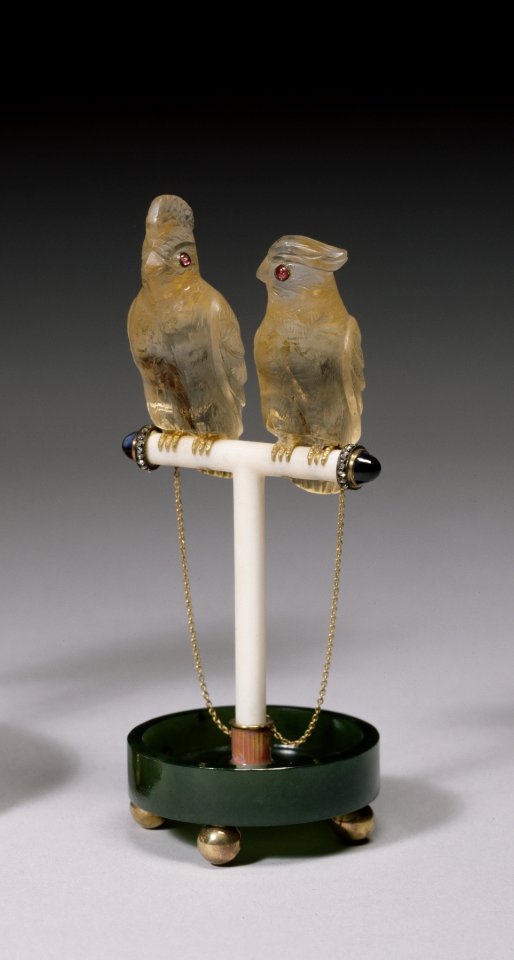 House of Fabergé - Pair of Cockatoos - Walters 571913 - View A