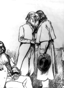 Howard Pyle, the Kiss of Peace cph.3b02797