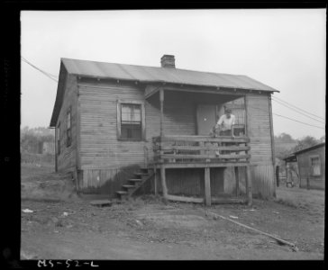 House ^43 of company housing project, occupied by William Simpson, miner, and family. Louise Coal Company, Louise... - NARA - 540244 photo