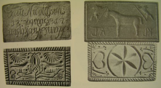 HP Hansen 43-45 knækbrødstempel