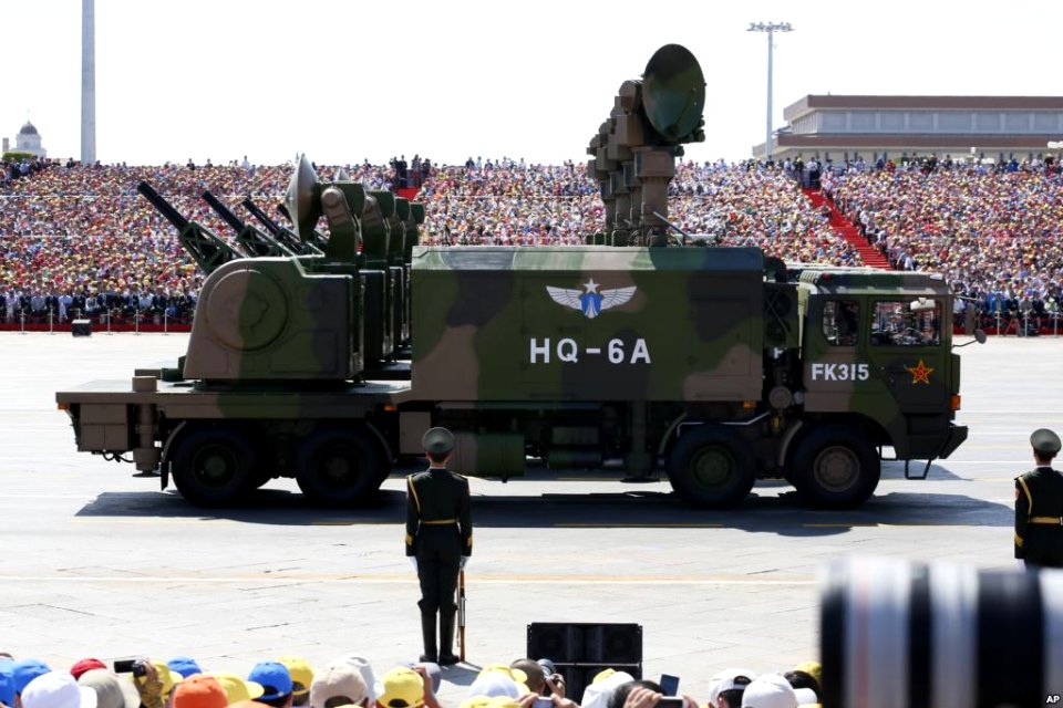 HQ-6A during 2015 China Victory Day parade