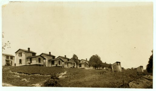 Housing conditions at Lynchburg Cotton Mills are not good. Houses are ill-kept and out of repair. LOC nclc.02055