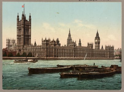 Houses of Parliament, London LCCN92518735