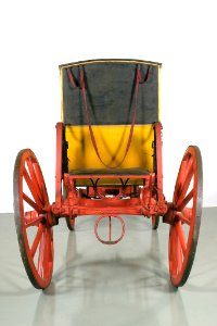 Hovvagn berlinare CXV, bakifrån - Livrustkammaren - 13898
