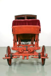 Hovvagn berlinare CXV, framifrån - Livrustkammaren - 13899